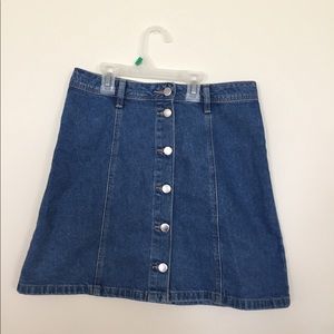 H&M mini jean skirt
